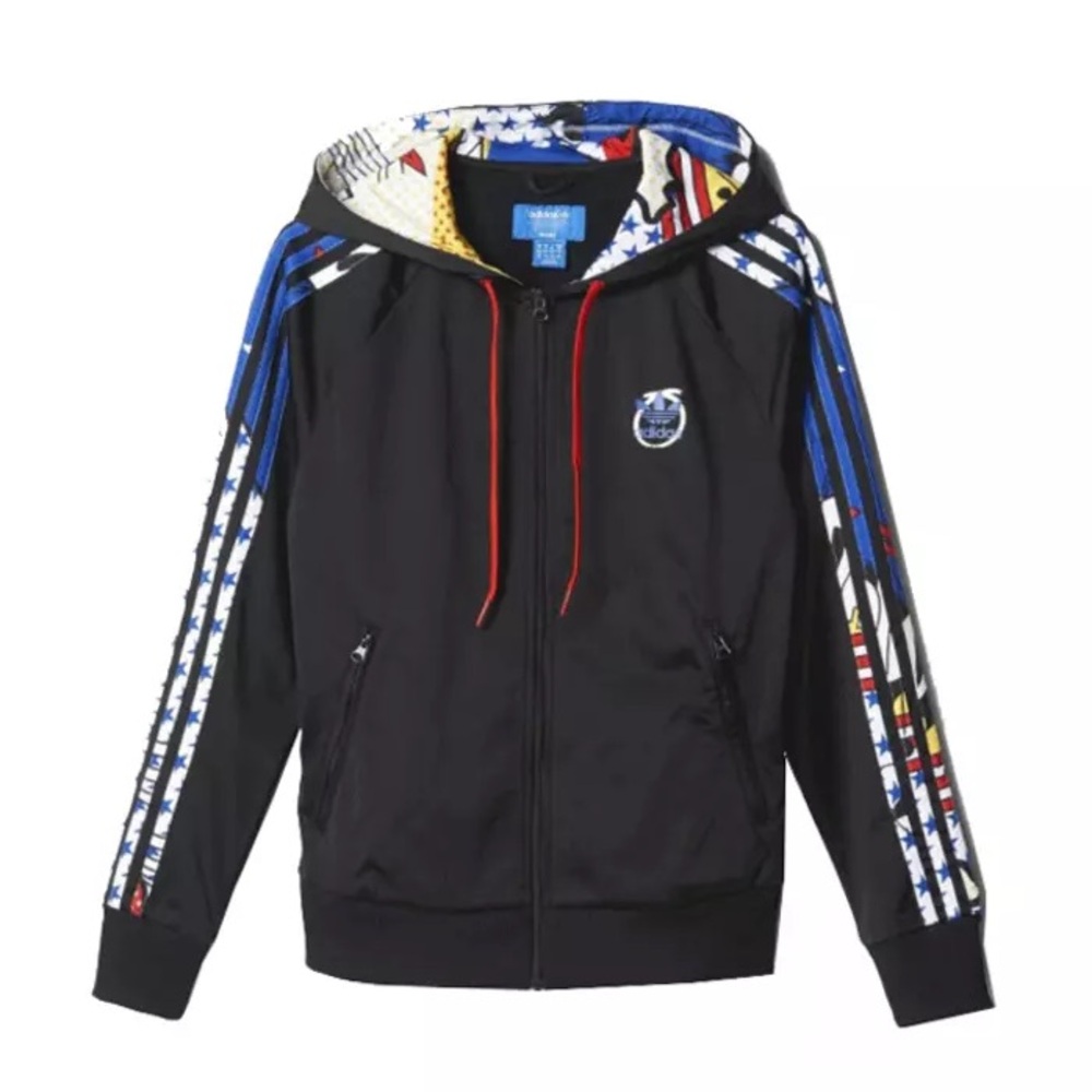 RARE Adidas x Rita Ora “Super“  Pop Art Zip Up Swearshirt